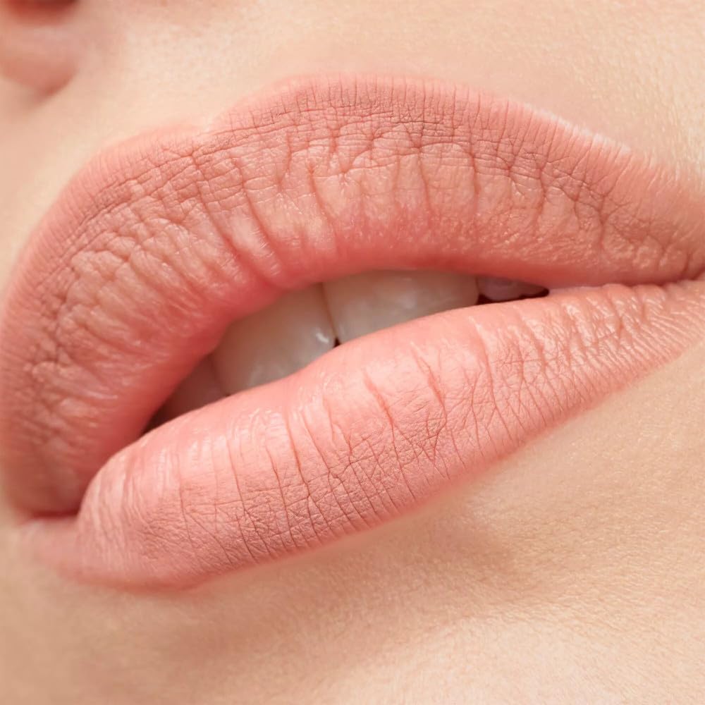 Catrice plumping lip liner before and after application comparison showing fuller look
