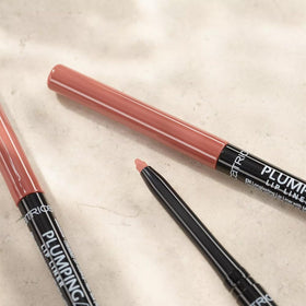 Catrice plumping lip liner inside a makeup bag lifestyle image for daily portability