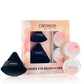 Catrice front packaging of under eye brightener set showing complete kit and gift-ready box