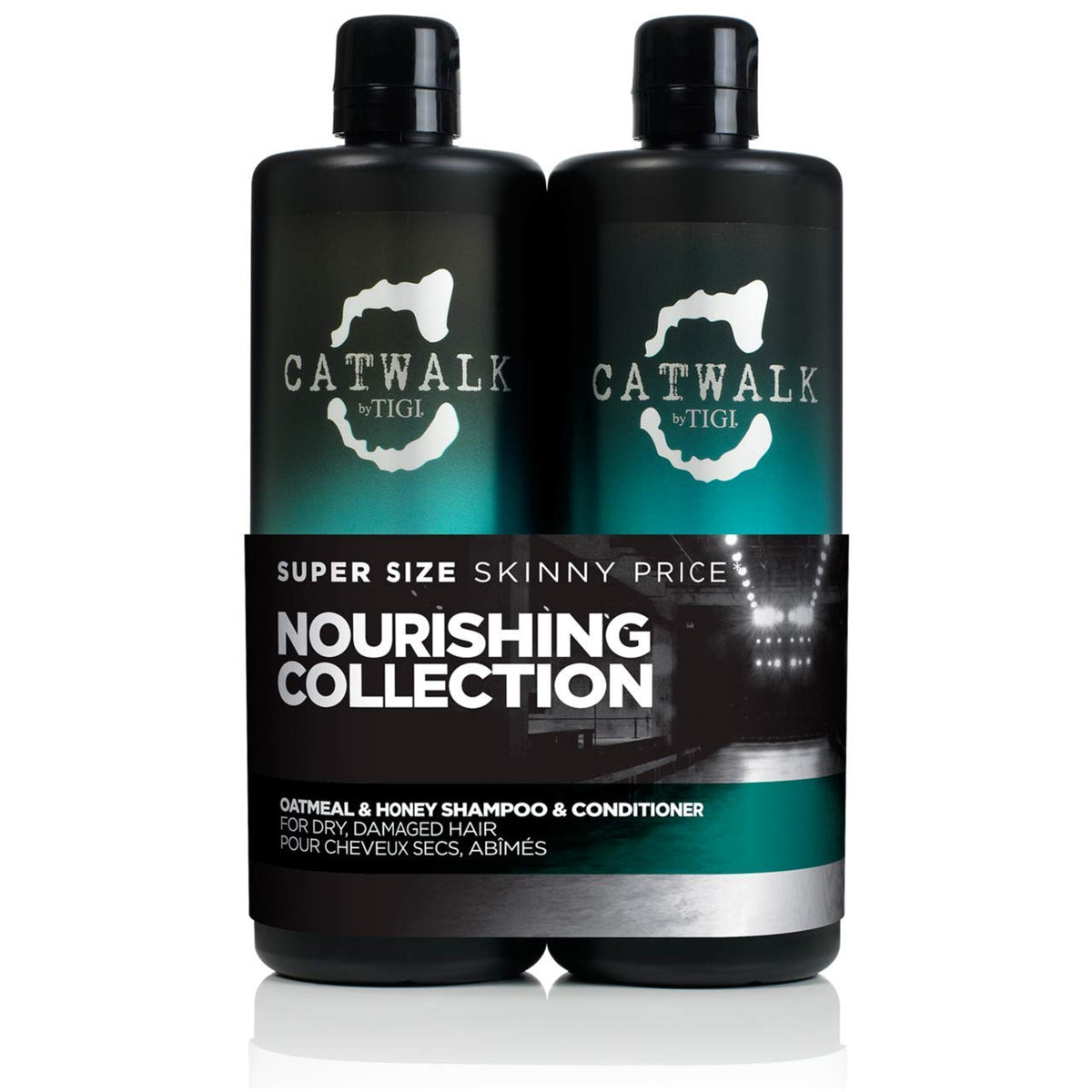 CATWALK by TIGI front-packaging showing 2 x 750ml bottles and value
