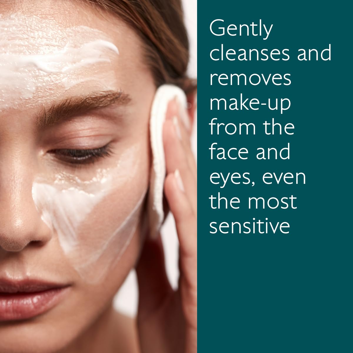 Caudalie pump dispensing cleansing milk for mess-free application benefit