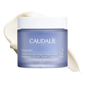 Caudalie front packaging showing the refillable jar and clear product benefit