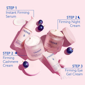 Resveratrol ingredient display with Caudalie label illustrating antioxidant support