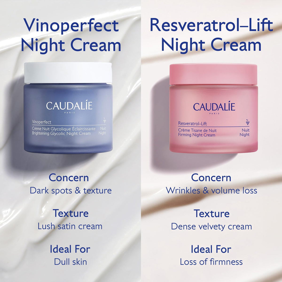Caudalie jar open with cream inside illustrating refillable design