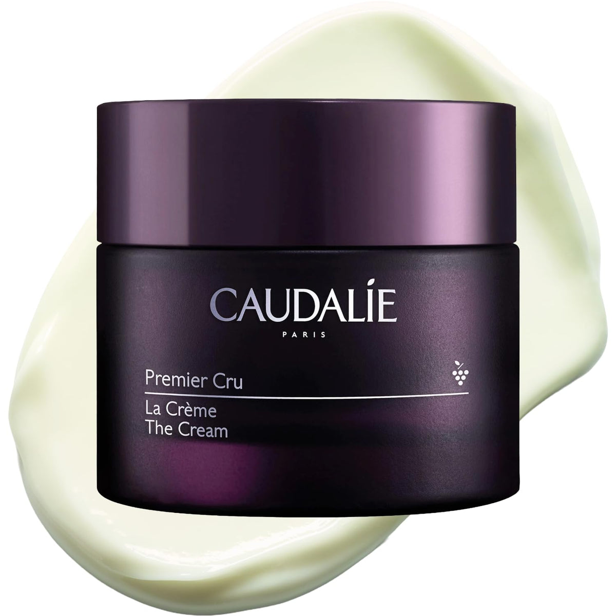 Caudalie jar front view showing elegant packaging and premium appeal