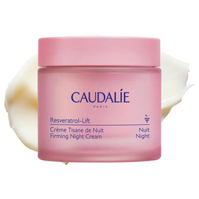Caudalie front packaging showing jar and label with firming benefits