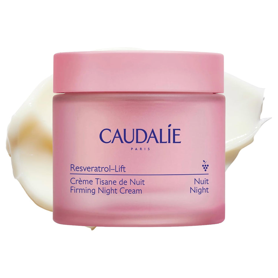Caudalie front packaging showing jar and label with firming benefits