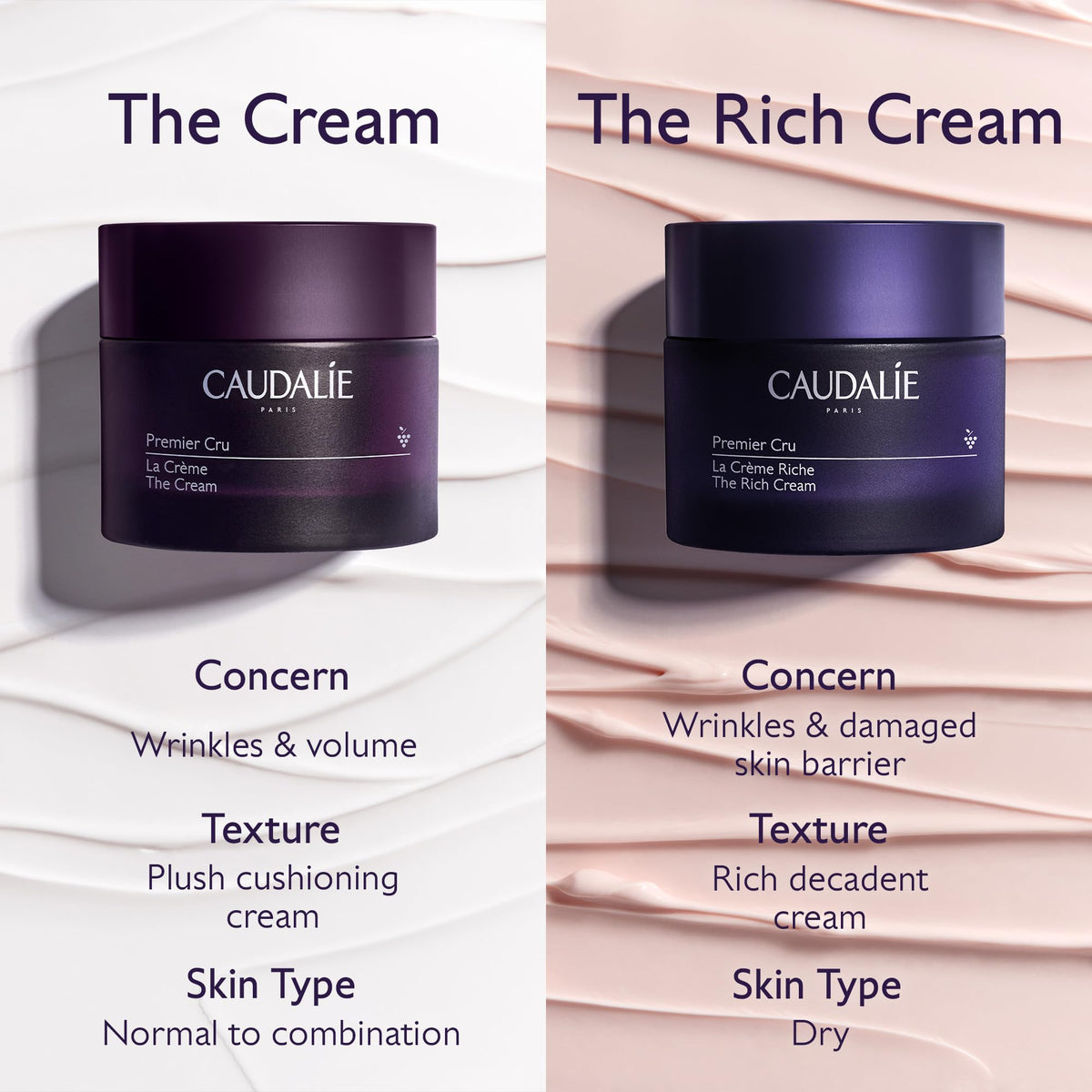 Nighttime bathroom routine with jar showing Caudalie calming evening moisturization benefit
