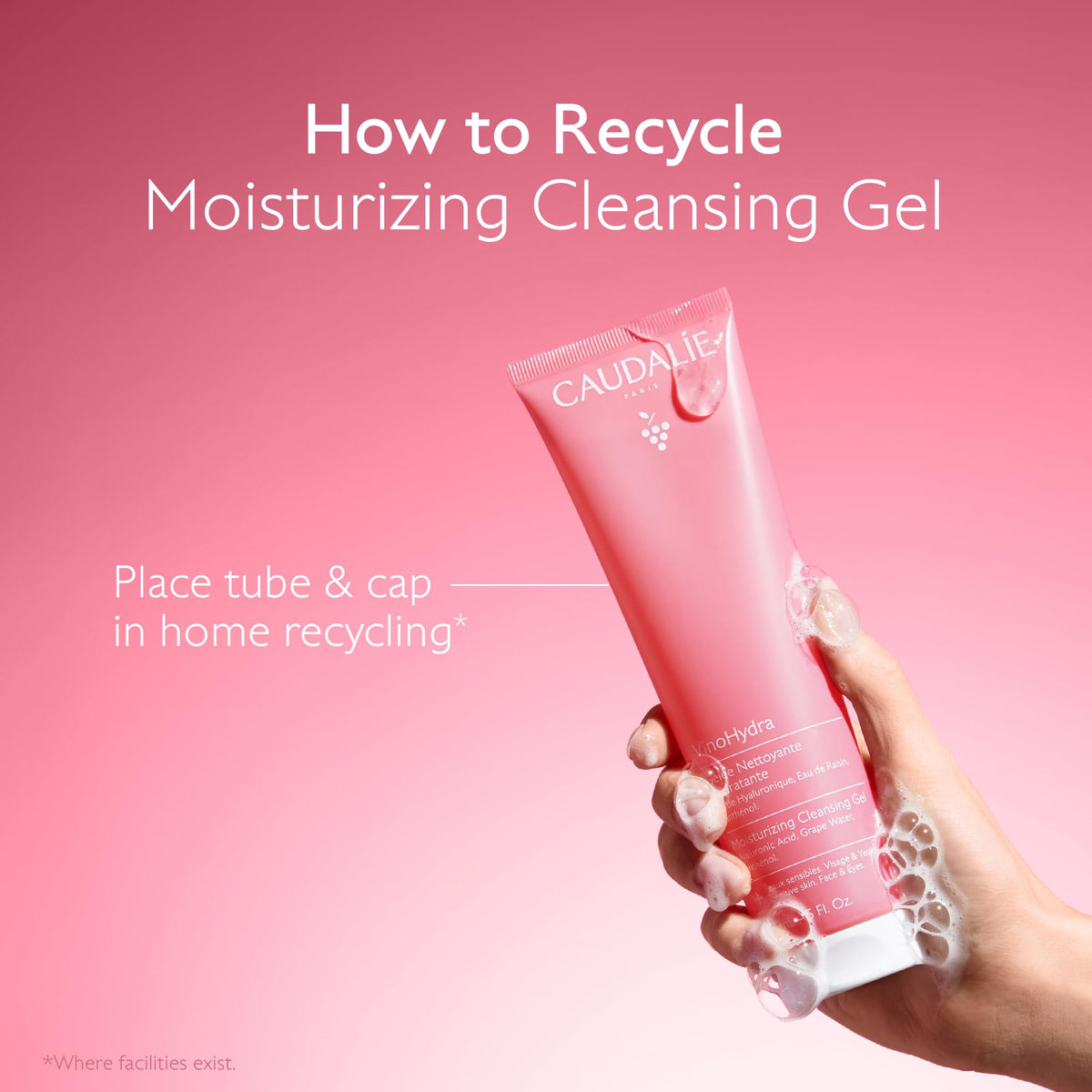 Caudalie 150 mL size scale comparison for travel-friendly convenience