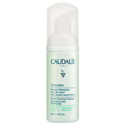 Caudalie Vinoclean front packaging showing bottle and label for clear identification