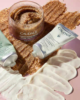 Caudalie Vinoclean lifestyle bathroom scene suggesting refreshing clean skincare routine