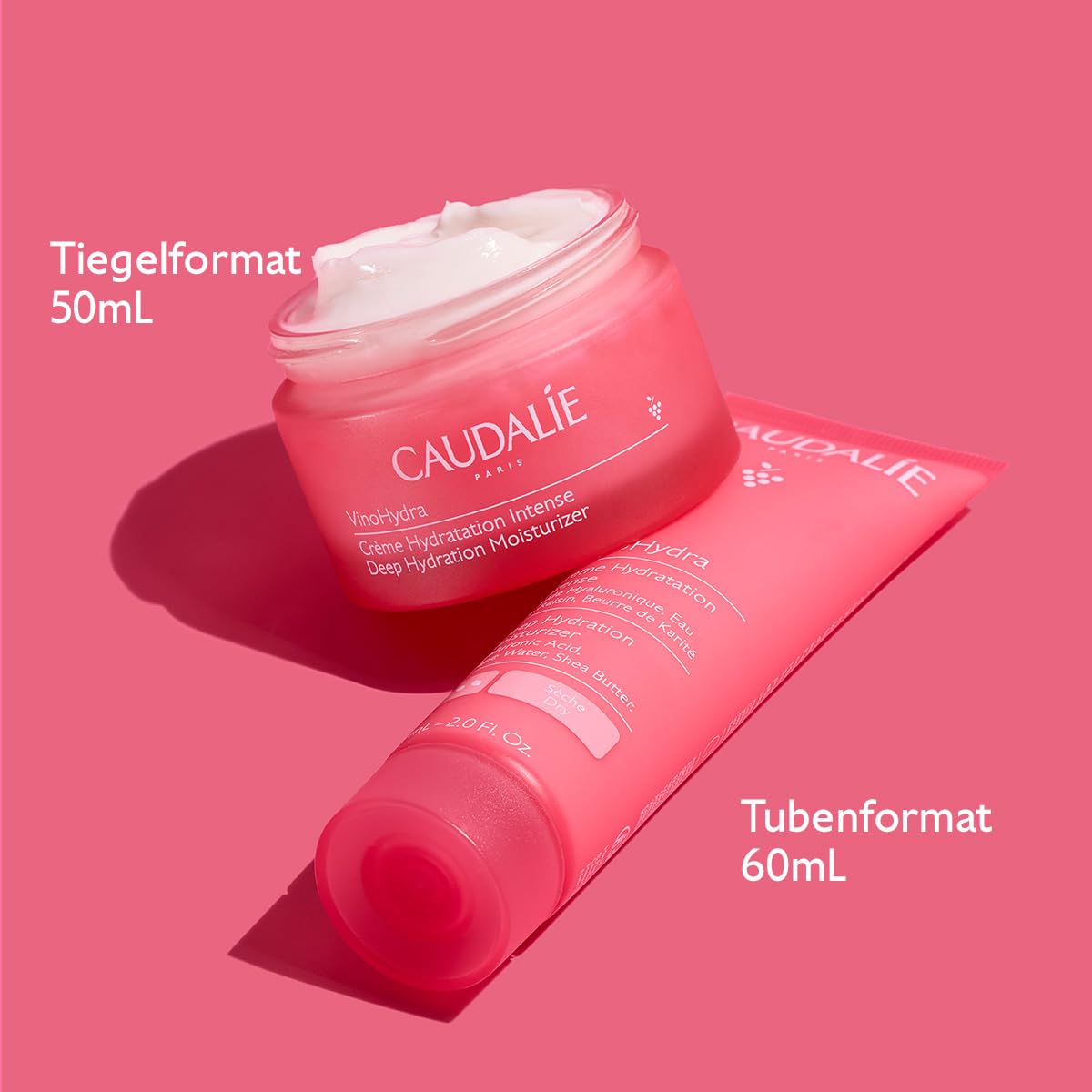 Caudalie cream on hand demonstrating fast absorption and softness