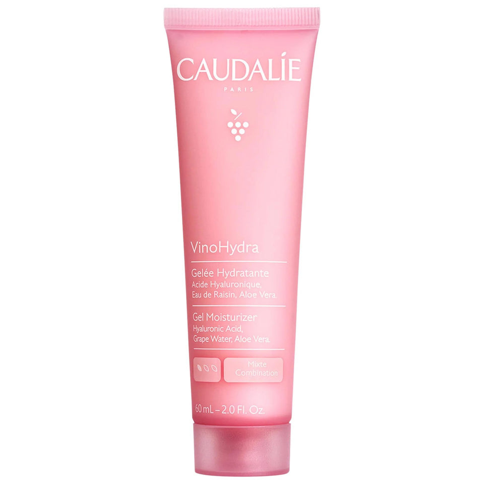 Caudalie front packaging showing 60 mL jar, clear label and lightweight appeal