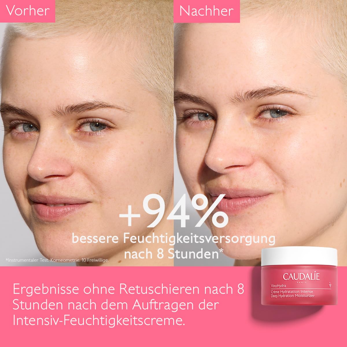 Caudalie shea butter scoop highlighting nourishing skin barrier