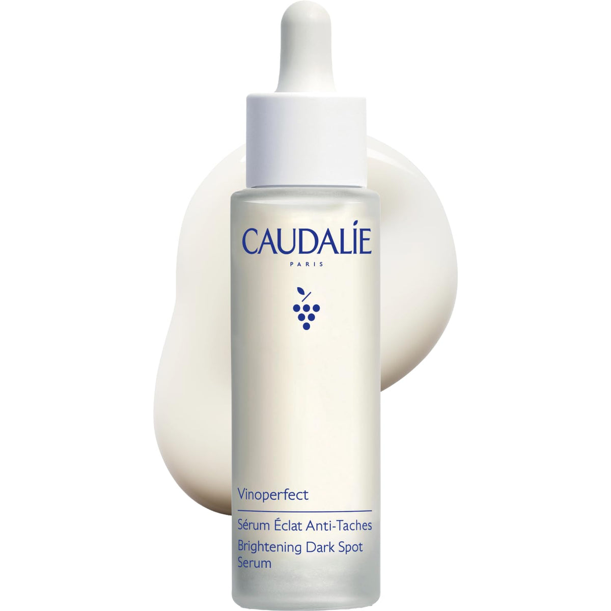 Caudalie front bottle showing product and brand for clear identification and trust