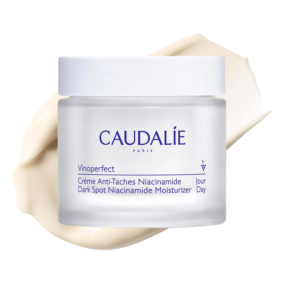 Caudalie jar front view showing brand and compact benefit