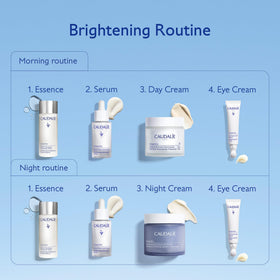 Caudalie jar on bathroom shelf showing lifestyle convenience and glow