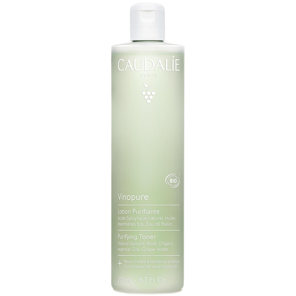 Caudalie Vinopure front bottle showing label and size benefit mattifying skin