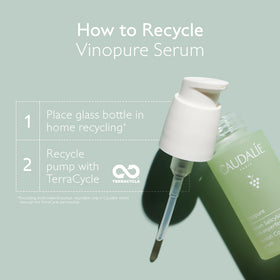 Bathroom shelf with Caudalie bottle showing easy inclusion in daily routine
