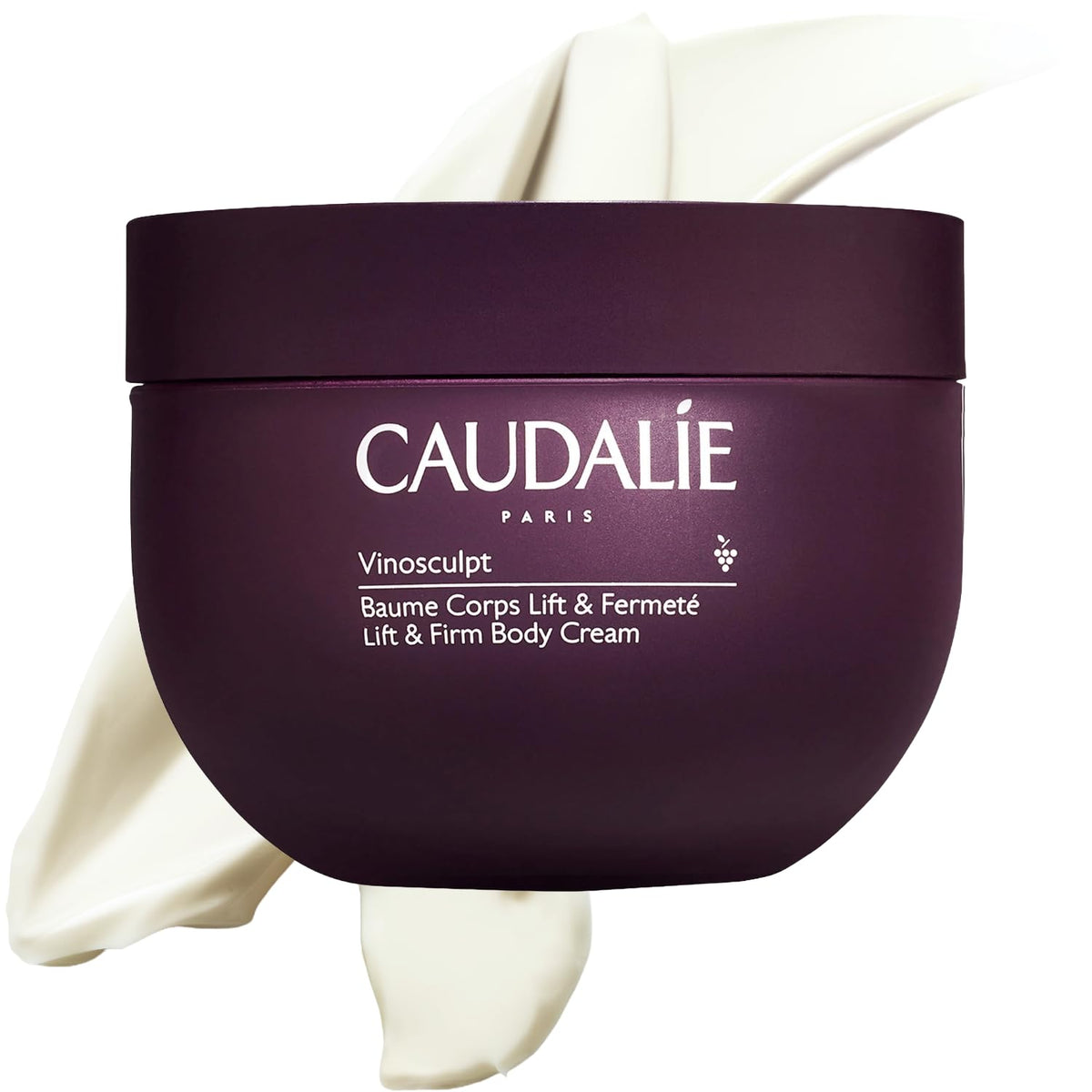 Caudalie Vinosculpt front packaging showing 250 mL jar and product benefit