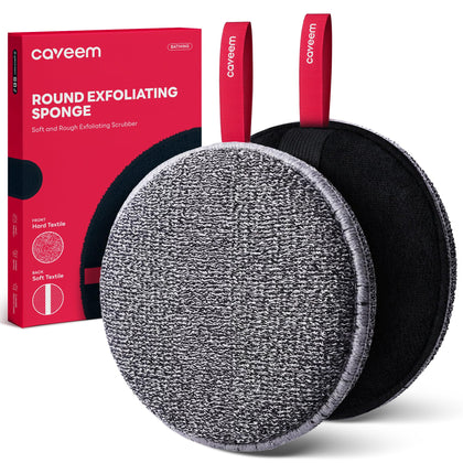 CAVEEM two-pack front view showing packaging and included scrubbers for easy selection