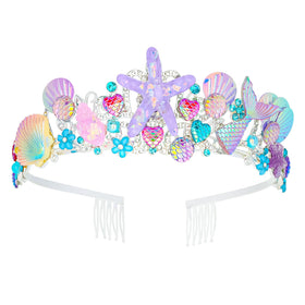 CAVETEE front view mermaid tiara sparkling for party photos