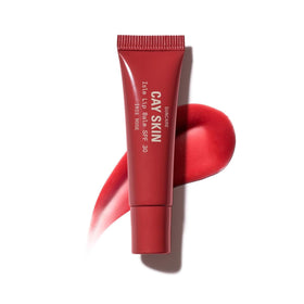 Cay Skin Isle front packaging showing glossy SPF 30 lip balm benefit: sun protection