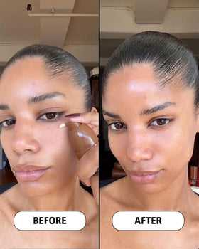 Cay Skin Isle Glow applied under foundation for smoother makeup base