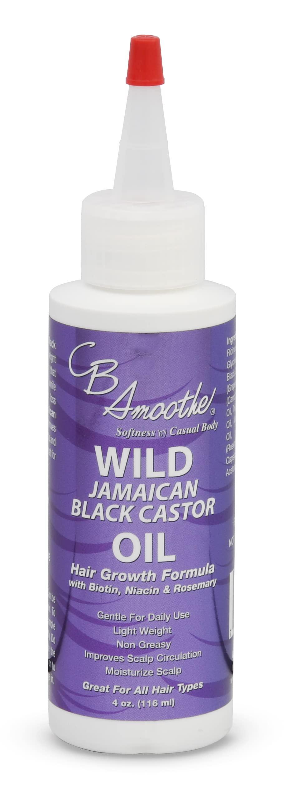 C B SMOOTHE front bottle view showing clear label and 4oz size for confidence