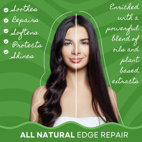CB SMOOTHE applied to scalp demonstrating soothing and circulation boost