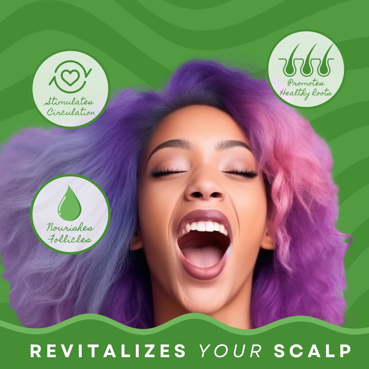 CB SMOOTHE next to hand for 4oz size scale and travel-friendly benefit
