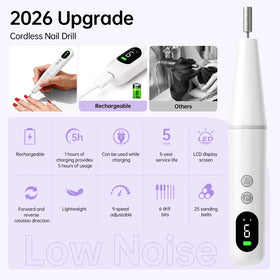 Ccigedy LED display on handpiece showing speed numbers for precise control