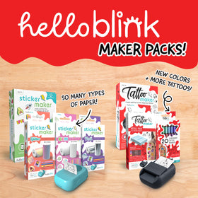 CEACO Hello Blink family party scene displaying tattoos on kids for engaging group activity