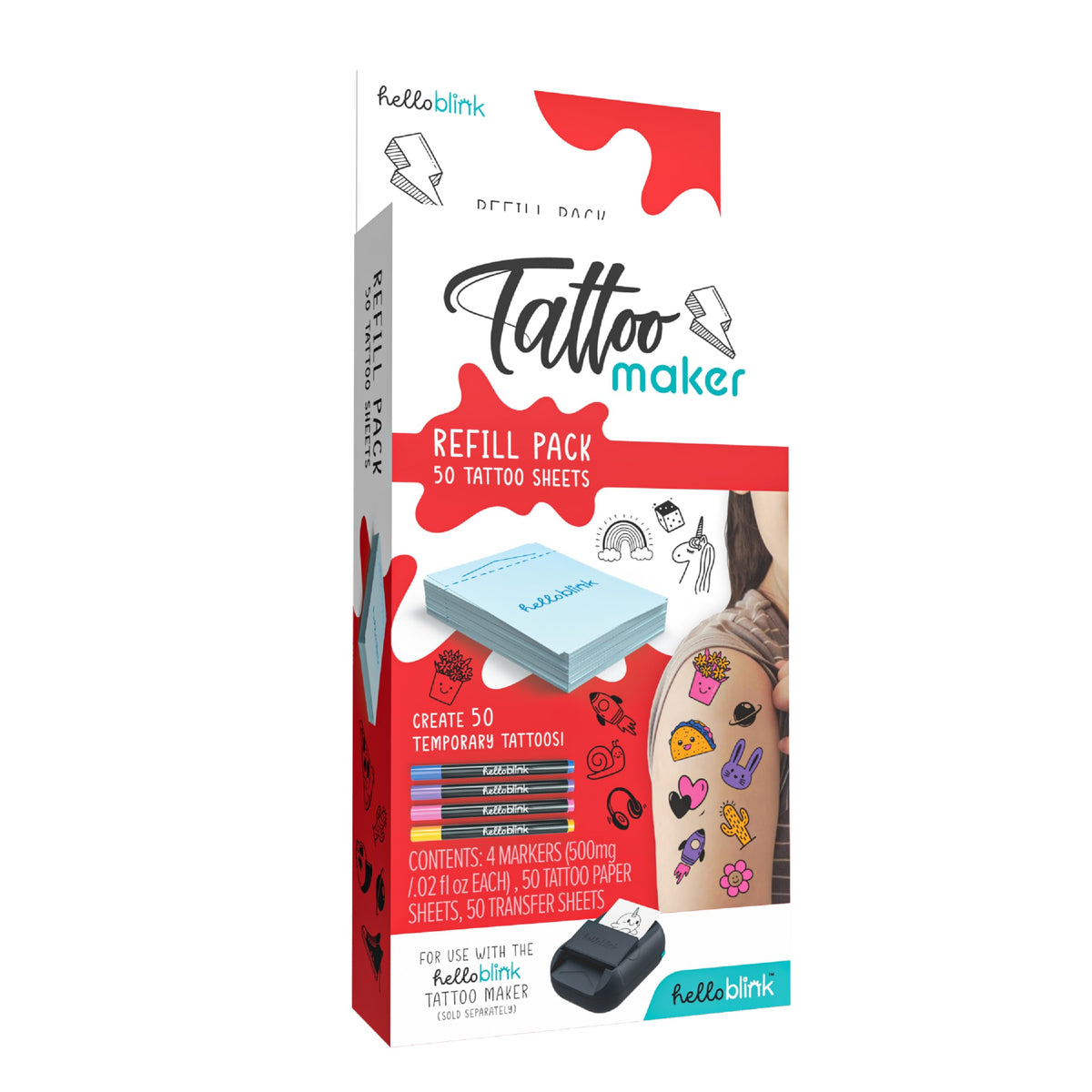 CEACO Hello Blink refill front packaging showing contents and count for quick restock benefits