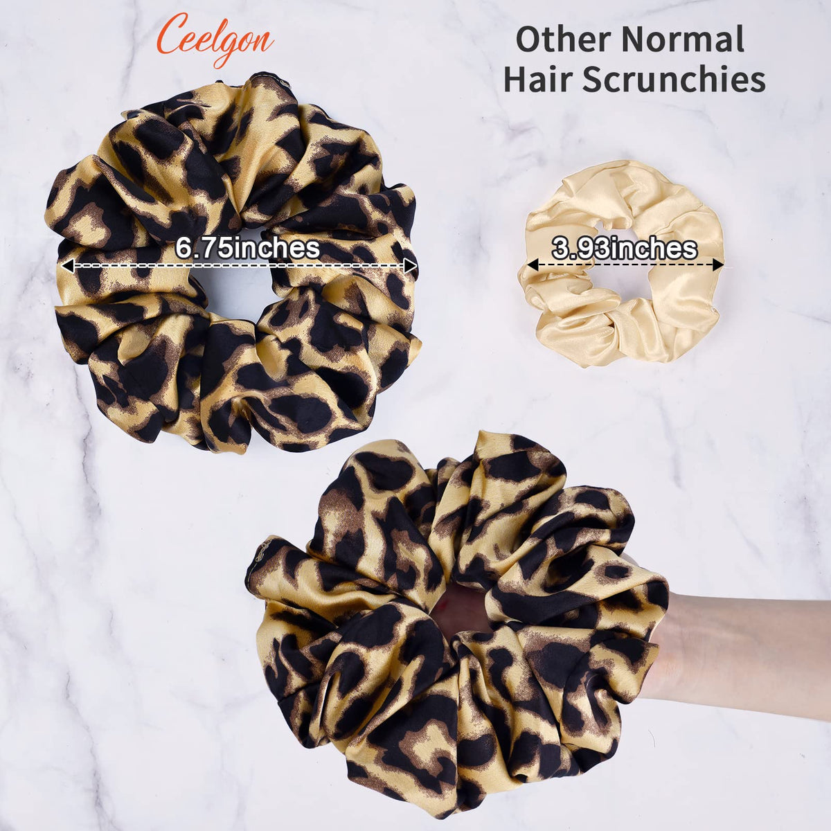 CEELGON leopard print close-up highlighting silky texture and bold pattern