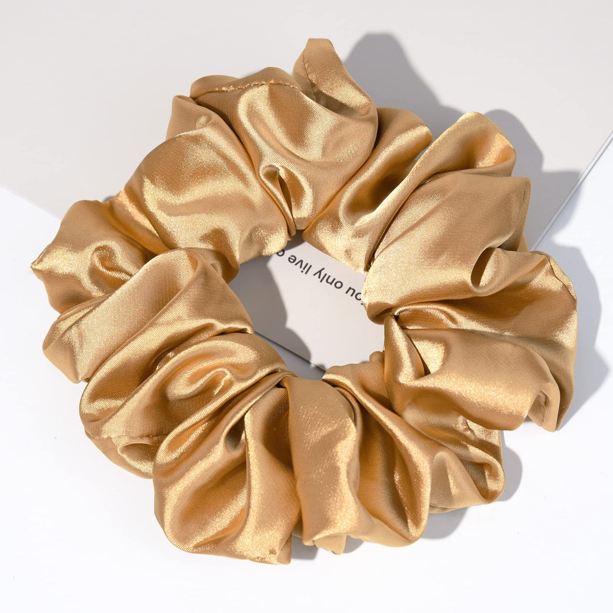 CEELGON scrunchie worn on wrist as accessory and quick hair-tie backup
