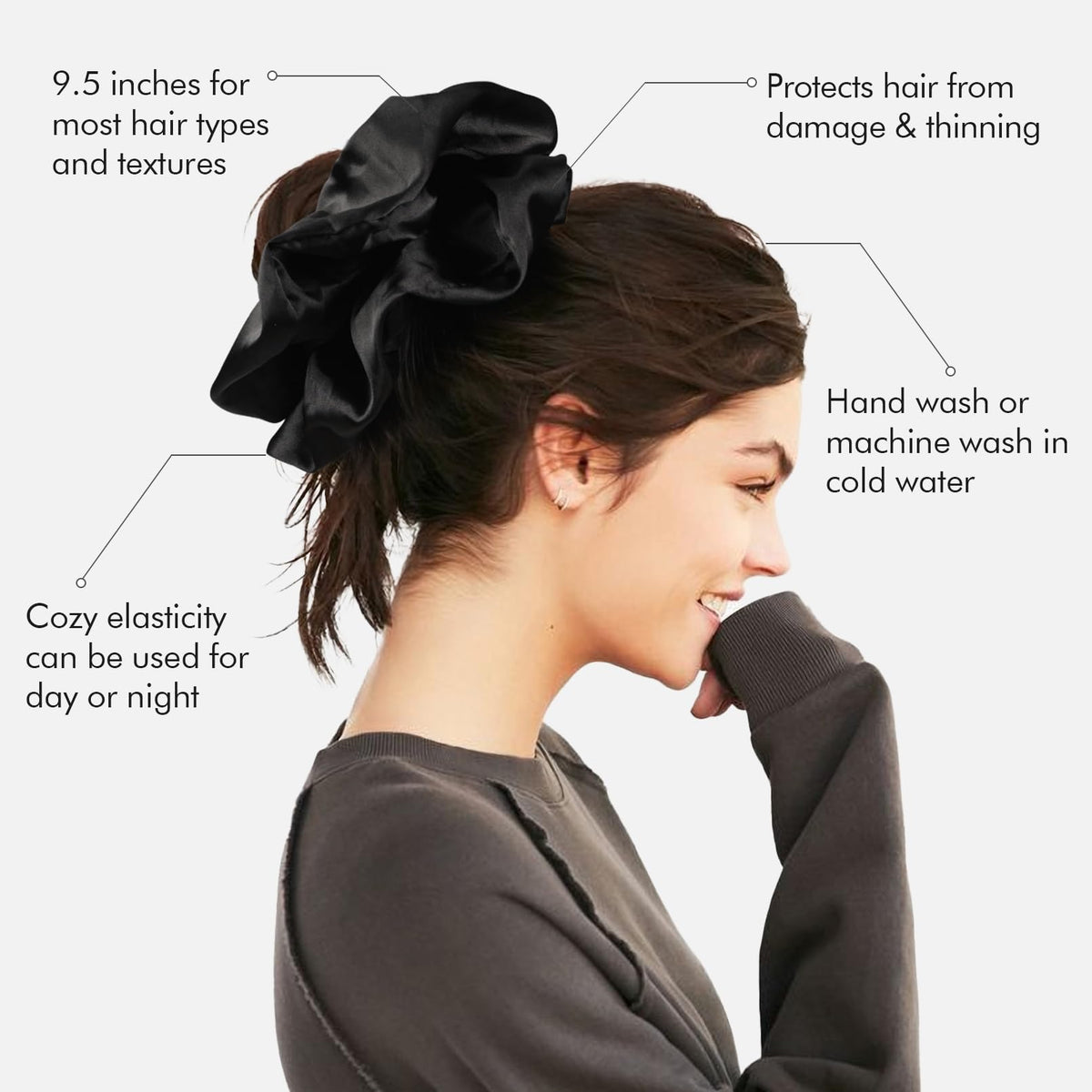 CEELGON scrunchie worn on wrist as accessory offering convenience and style