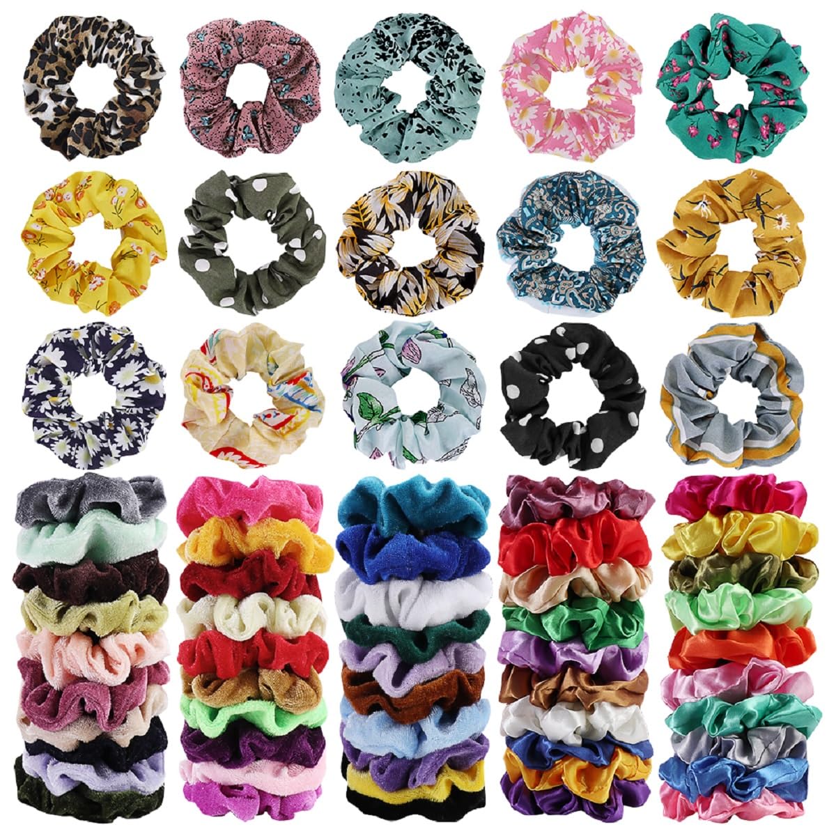 Cehomi front collection showing full 65-piece set and color variety for styling