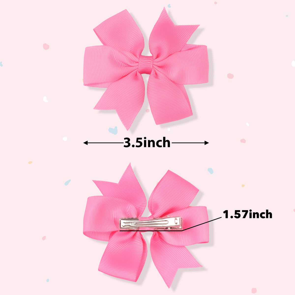 CÉLLOT side profile of a pinwheel bow showing neat folded shape