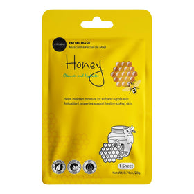 Celavi Cosmetics honey sheet mask detail adding visible hydration