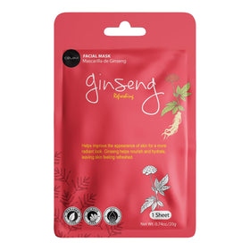 Celavi Cosmetics pomegranate sheet mask close-up for brightening