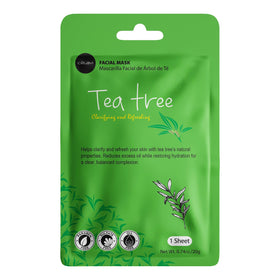 Celavi Cosmetics tea tree sheet mask close-up soothing oily skin