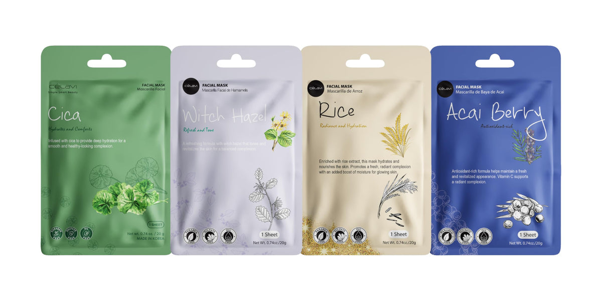 Celavi single mask saturated with essence highlighting potent hydration boost