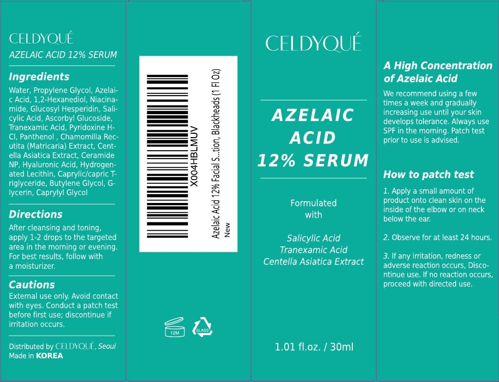 CELDYQUE before and after sample patch, illustrates improved even skin tone