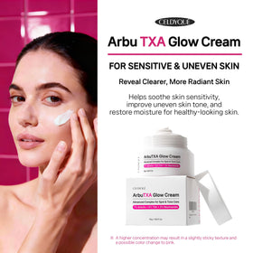 CELDYQUE cream dispensed on hand demonstrating smooth blendability