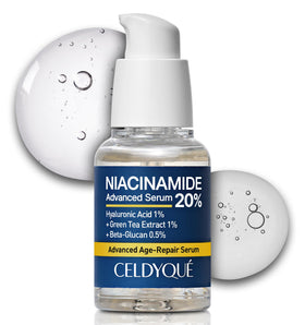 CELDYQUE front bottle shot showing product and benefits
