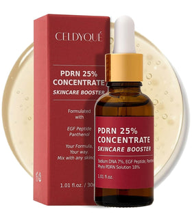 CELDYQUE panthenol and peptides graphic representing soothing hydration