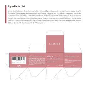 CELDYQUE boxed packaging and jar emphasizing professional-grade presentation benefit