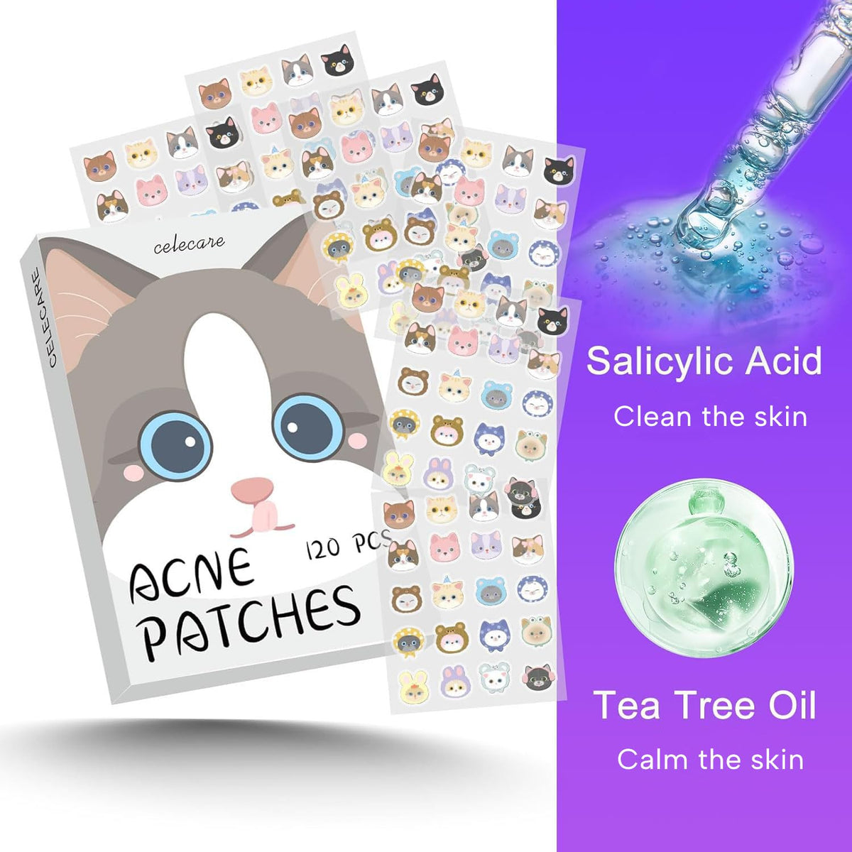CELECARE individually wrapped sticker pouches for hygiene and travel