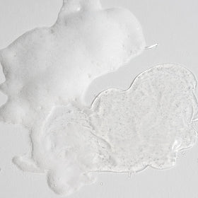 celimax cleanser in hand demonstrating gentle application and soothing result